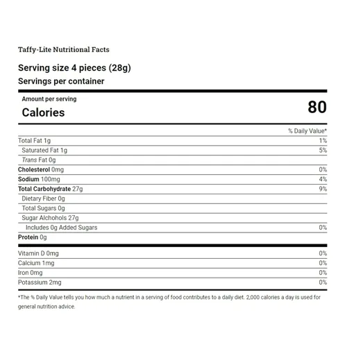 Vista 2 de Caramelo de agua salada de fresa sin azúcar, caramelo masticable suave, 16