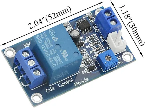 Vista 2 de 4 unids XH-M131 módulo de control automático de luz 12V relé de control de luz interruptor de luz módulo de resistencia fotosensible