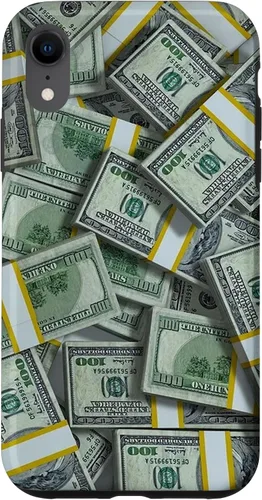 Vista 25 de Pile Money Finance Currency 100 Dollar Stacks Bill s Success Case para iPhone 17