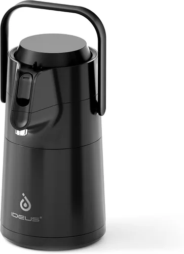 Vista 21 de IDEUS Jarra térmica para café, frasco de acero inoxidable con aislamiento al vacío de doble pared, jarra de agua, servidor de café y dispensador