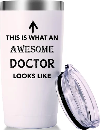 Vista 8 de Taza This Is What An Awesome Doctor Look. Doctor, regalos de graduación de la escuela de medicina. Aprecio, cumpleaños, regalos de Navidad