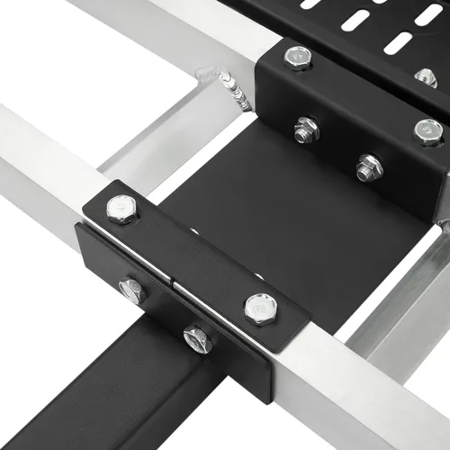 Vista 6 de Portador de motocicleta de 400 libras, soporte de aluminio para motocicleta con rampa de carga para motocicletas de cross, motocicleta