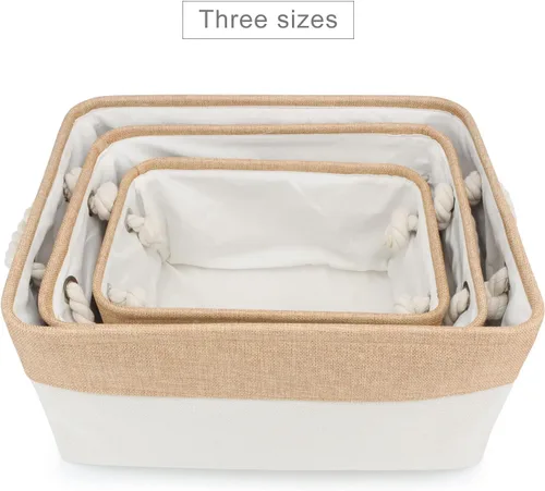 Vista 3 de Cesta de almacenamiento personalizada de juguetes para perros, plegable, caja de almacenamiento con nombre de la mascota, organizador para juguetes
