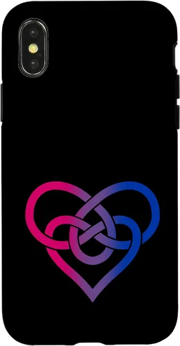 Vista 4 de Funda LGBTQ bisexual para iPhone 15 con corazón irlandés sutil del día de San Patricio