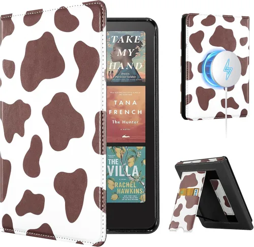 Vista 31 de CoBak Funda con soporte para Kindle Paperwhite - Funda de piel sintética duradera con función de apagado y encendido automático, ranura