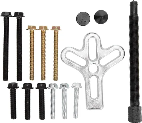Vista 9 de OEMTOOLS 37187 Kit de extractor de equilibrador armónico - Yugo extractor de acero tratado térmicamente para engranaje, volante y polea de cigüeñal