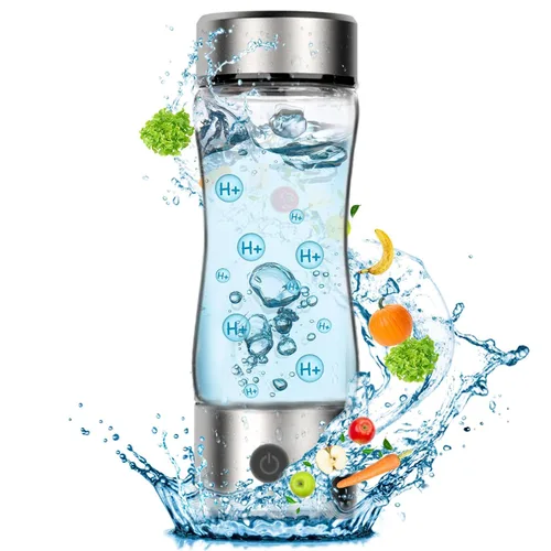 Vista 11 de Generador de botellas de agua de hidrógeno, agua de hidrógeno portátil recargable aquahealth, máquina ionizadora de agua de hidrógeno