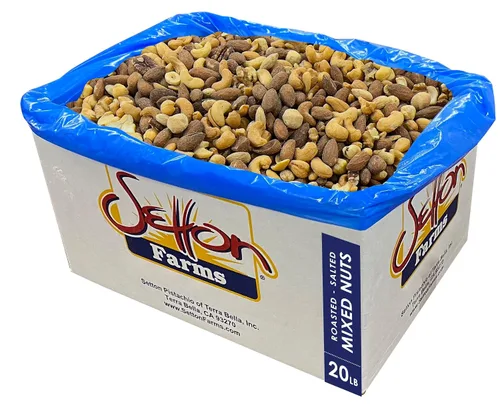 Vista 9 de Anacardos Tostados con Sal, Extra Grandes (240 unidades), Caja a Granel de 25 Libras, Kosher