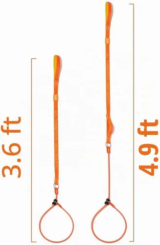 Vista 7 de HowGo Correa antideslizante para perro con 2 tapones con resorte