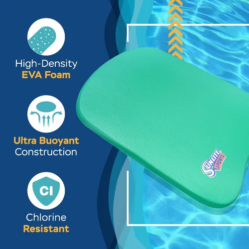 Vista 3 de Sunlite Sports Swimming Kickboard - One Size Fits All - A Great Training Aid for Children and Adults