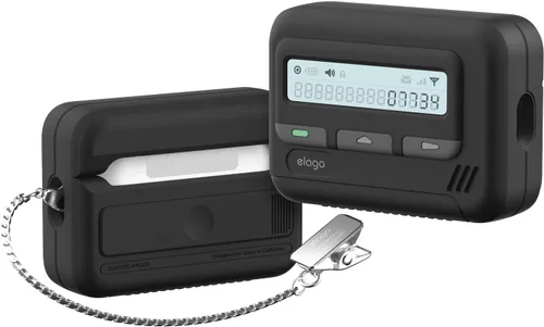 Vista 7 de elago Estuche Pager Compatible con Funda de AirPods Pro de 2ª Generación, Compatible con Funda de AirPods Pro 2, Correa de Cadena Incluida