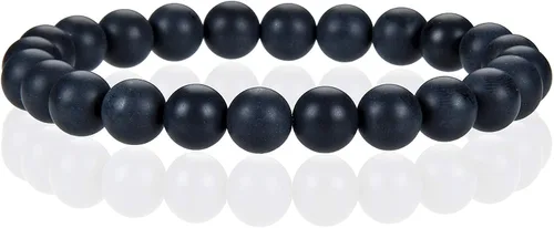 Vista 34 de Colección Cherry Tree - Pulseras de cuentas de gemas para mujeres y hombres, tamaños pequeños, medianos y grandes, cuentas redondas de 8 mm Cuarzo