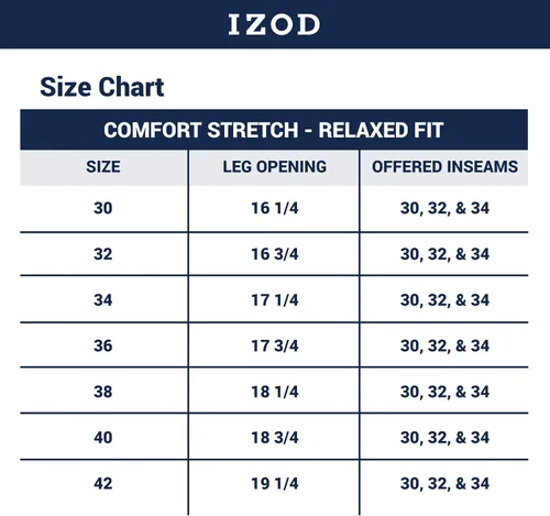 Vista 6 de IZOD Pantalones de mezclilla Comfort Stretch para hombre