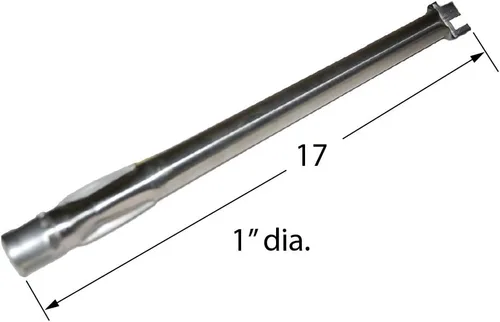 Vista 2 de Music City Metals Reemplazo de quemador de acero inoxidable 13041 para modelos seleccionados de parrilla de gas Ducane