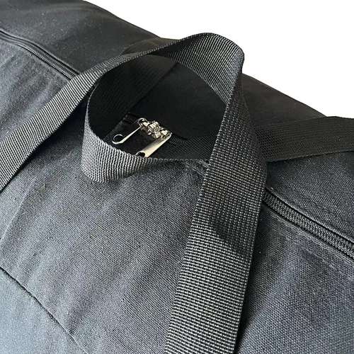 Vista 18 de Bolsa de lona de almacenamiento extra grande para viajes, bolsa de lona de viaje gigante de gran tamaño negra