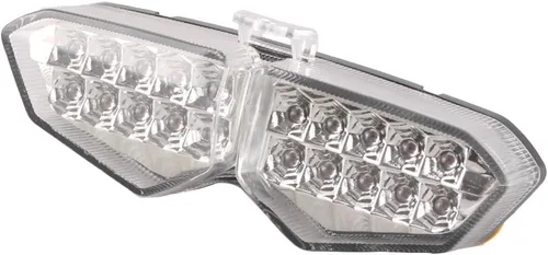 Vista 5 de Motocicleta LED luz trasera trasera señal de giro lámpara para YZF R6 2003 2004 2005 y YZF R6S 2006 2007 2008 2009