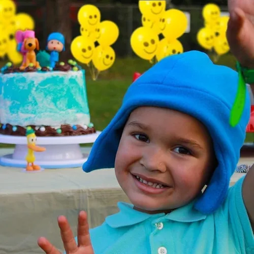 Vista 2 de Sombrero de forro polar para disfraz de niños, fiesta de cumpleaños