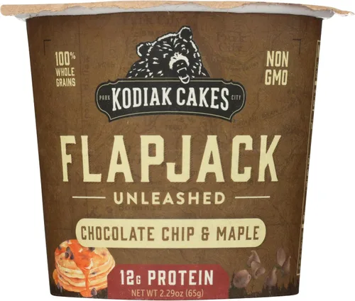 Vista 10 de Kodiak Cakes Pancake On The Go - Bocadillo alto en proteínas, chispas de chocolate y arce, 2.29 onzas