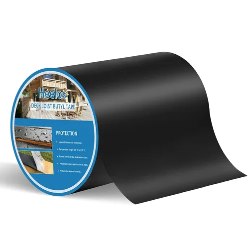 Vista 11 de Cinta de vigueta de cubierta de 3 x 50 pies, paquete de 2 cintas adhesivas de butilo para protección de terrazas, cinta de vigueta impermeable