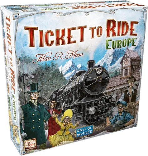 Vista 11 de Asmodee Ticket to Ride Europe - Juego de mesa (2026 Refresh) - Juego de estrategia de aventura de tren clásico para familias y adultos, mayores de 8