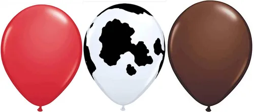 Vista 6 de Suministros para fiestas occidentales 3er cumpleaños vaquera vaquera salvaje oeste ramo de globos decoraciones