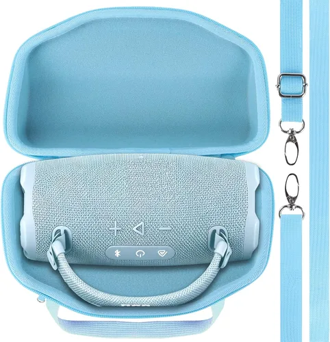 Vista 20 de Carcasa Rígida Lebakort Compatible con Altavoz JBL Charge 5 Charge 4 Impermeable (Carcasa Negra)