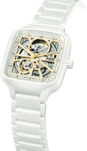 Vista 5 de Rado Reloj automático suizo True Square Blanco