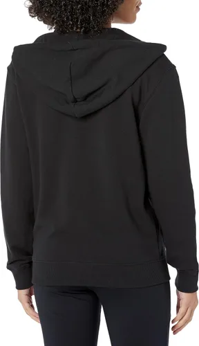 Vista 2 de adidas Sudadera con capucha Essentials Linear de rizo francés con cremallera completa para mujer