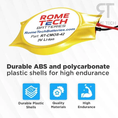 Vista 5 de Rome Tech Batería CR2032 CMOS para Dell Latitude resistente solamente: 5404, 5414
