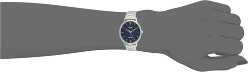 Vista 6 de Casio LTP-VT01D-2B Reloj analógico original para mujer, de acero inoxidable, LTP-VT01, Azul