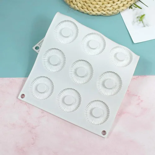 Vista 7 de Molde de silicona para donas redondas, moldes de silicona para dulces, moldes de silicona antiadherentes, perfectos para donas, pasteles, galletas