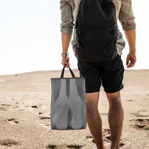 Vista 6 de Fixwal Bolsas de zapatos para viajes, Negro