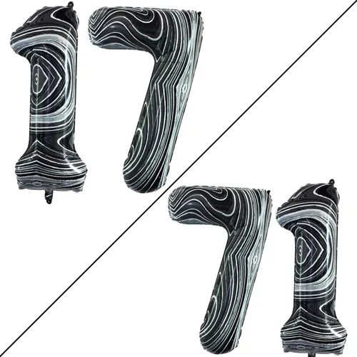Vista 436 de Goer, conjunto de globos de papel aluminio para decoraciones de cumpleaños, globos de las letras de feliz cumpleaños y de números Oro