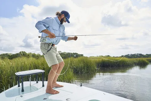 Vista 5 de HUK Pantalones cortos A1A para hombre Pantalones cortos de pesca de rendimiento de secado rápido