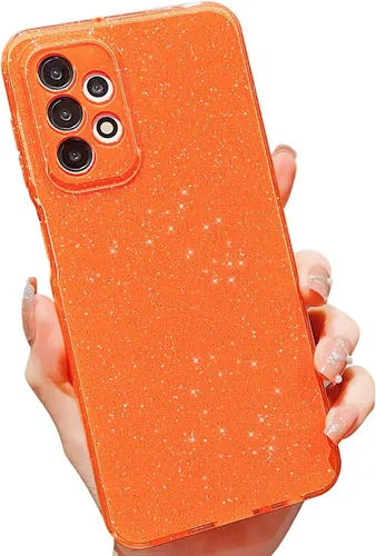 Vista 20 de MINSCOSE Funda compatible con Samsung Galaxy A14 5G, bonita funda delgada con purpurina fina, a prueba de golpes, de TPU para mujeres y niñas