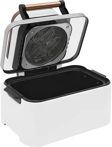 Vista 7 de Freidora de aire de 12.68 cuartos de galón, freidora de aire compacta para el hogar con tecnología rápida de aire crujiente de 400 °F, freidora