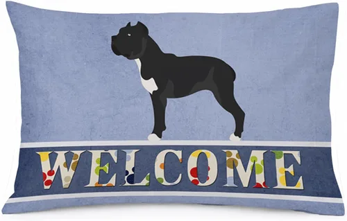 Vista 143 de Caroline's Treasures BB8334PILLOWCASE AIDI Atlas Mountain Dog - Funda de almohada estándar, color azul, ligera, súper suave, de fácil cuidado