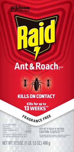 Vista 11 de Raid® Ant & Roach Killer Spray, sin fragancia, 17.5 onzas, paquete de 2