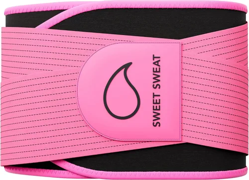 Vista 9 de Sports Research® Sweet Sweat Waist Trimmer Pro Series - Shapewear Fitness Belt w/Adjustable Straps for a Tighter Support