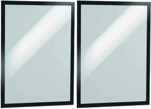 Vista 11 de Durable Duraframe 476801 - Marco magnético autoadhesivo, tamaño carta, 2 unidades, color negro, Negro
