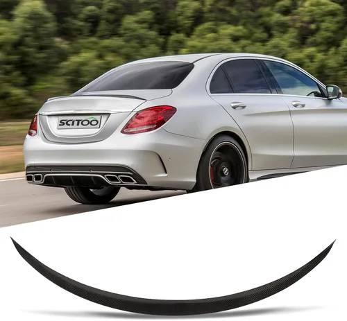 Vista 18 de SCITOO Spoiler Wing GT Style Universal 52" ABS Brillante Carbono Aspecto Trasero Alerón Alerón
