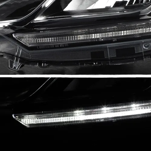 Vista 7 de AKKON - Conjunto de faros delanteros para Honda CRV 2015-2016 tipo halógeno con modelos DRL LED estilo OE
