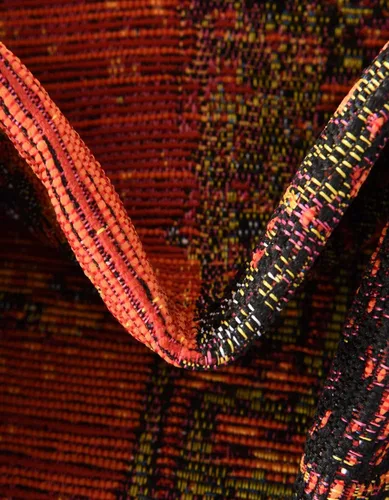 Vista 7 de Unique Loom Colección Outdoor Tribal - Alfombra Quepos (4' 1" Octógono Multi/Negro)