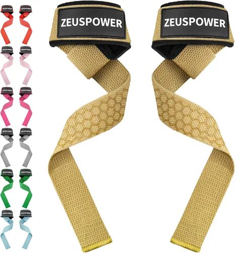Vista 12 de Lifting Straps Wrist Straps for Weightlifting Gym Straps Weight Lifting Deadlift Workout Women Men Dumbbell Straps for Hand RDL Strap Exercise