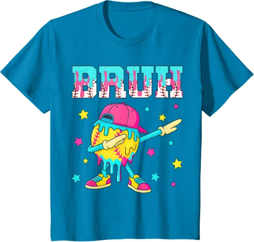 Vista 91 de Baseball Life Style 101 Apparel Youth Drip Baseball Boys Kid Camiseta