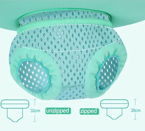 Vista 5 de Mambo - Flotador de piscina para bebé no inflable con asiento seguro para niños de 3 a 24 meses