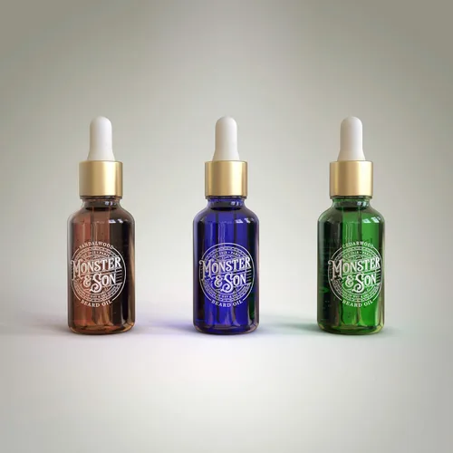 Vista 7 de Monster&Son Paquete variado de aceite para barba prensado en frío x3 – Ayuda a hidratar, peinar y promover el crecimiento del cabello nuevo – rico
