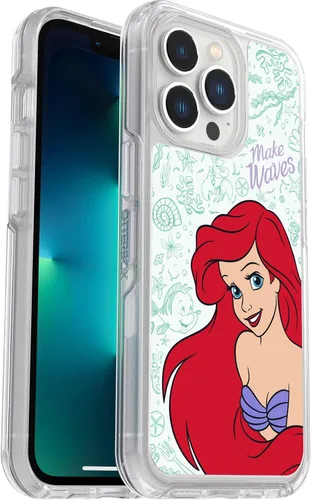 Vista 7 de OtterBox Funda para iPhone 13 Pro (solamente) Symmetry Series+ - Ariel Waves, Ultra-Sleek, se ajusta a MagSafe, bordes elevados para proteger