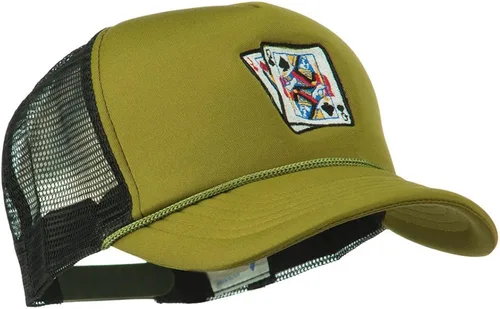 Vista 5 de Gorra de malla de espuma bordada de Queen Jack