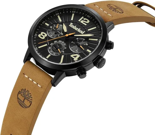 Vista 2 de Timberland Reloj multifunción para hombre, Beige Bronceado, Vestido Deportivo